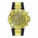 Invicta Subaqua Chronograph Gold Dial Black Polyurethane Men's Watch 16144