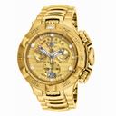 Invicta Subaqua Chronograph Gold Dial Gold-plated Men's Watch 17624