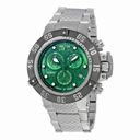 Invicta Subaqua Chronograph Green Dial Stainless Steel Men's Watch 20157
