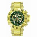 Invicta Subaqua Chronograph Green Mother of Pearl Dial Gold-plated 80530
