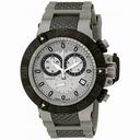 Invicta Subaqua Chronograph Grey Dial Grey Silicone Men's Watch 17214