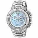 Invicta Subaqua Chronograph Light Blue Mother of Pearl Dial Stainless Steel Ladies Watch 17221