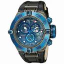 Invicta Subaqua Chronograph Mother of Pearl Dial Black Leather Men's Watch 18446
