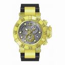 Invicta Subaqua Chronograph Silver Dial Black Polyurethane Men's Watch 15807