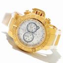 Invicta Subaqua Chronograph Silver Dial Gold-Tone Men's Watch 11835