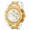 Invicta Subaqua Chronograph White Mother of Pearl Dial White Polyurethane Ladies Watch 17235