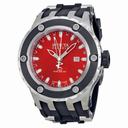 Invicta Subaqua GMT Red Dial Black Polyurethane Men's Watch 80584