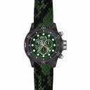 Invicta Subaqua Green and Black Snake Skin Pattern Dial Men's Chronograph Watch 20410