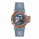 Invicta Subaqua Mechanical Rose Skeleton Blue Silicone Ladies Watch 17142