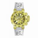 Invicta Subaqua Multi-function Gold Dial White Silicone Men's Watch 16880