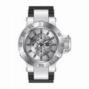 Invicta Subaqua Multi-Function Silver Dial Black Polyurethane Men's Watch 17113