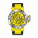 Invicta Subaqua Multi-Function Yellow Dial Black Polyurethane Men's Watch 17112