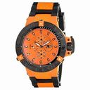 Invicta  Subaqua Noma III Multi-Function Orange Dial Black Rubber with Orange Pastic Men's Watch 17119
