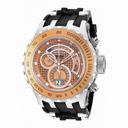 Invicta Subaqua Reserve Chronograph Rose Dial Black Polyurethane Men's Watch 18550