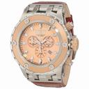 Invicta Subaqua Reserve Chronograph Rose Dial Rose-tone Men's Watch 10084
