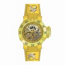 Invicta Subaqua Yellow Skeleton Yellow Silicone Ladies Watch 16788