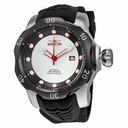 Invicta Venom Automatic Black and Silver Dial Black Silicone Men's Watch 19308