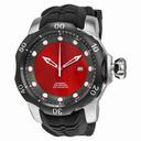 Invicta Venom Automatic Red and Grey Dial Black Silicone Strap Men's Watch 19309