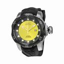 Invicta Venom Automatic Yellow and Grey Dial Black Silicone Strap Men's Watch 19310