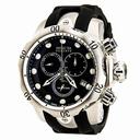 Invicta Venom Chronograph Black Dial Black Rubber Strap Men's Watch 6110
