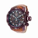 Invicta Venom Chronograph Black and Brown Dial Black and Brown Leather Men's Watch 19005