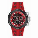 Invicta Venom Chronograph Black and Red Dial Red and Black Silicone Men's Watch 16987