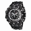 Invicta Venom Chronograph Black and Silver Dial Black Silicone Men's Watch 20431