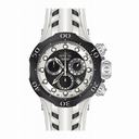 Invicta Venom Chronograph Black and White Dial White Silicone Men's Watch 16989