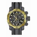 Invicta Venom Chronograph Black Dial Black Polyurethane Rubber Men's Watch 16154
