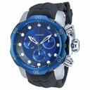 Invicta Venom Chronograph Blue Dial Black Silicone Men's Watch 19923