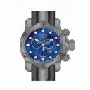 Invicta Venom Chronograph Blue Dial Grey Silicone Mens Watch 14168