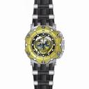 Invicta Venom Chronograph Gold and Black Dial Black Silicone Men's Watch 20428