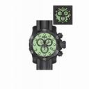 Invicta Venom Chronograph Green Dial Black Polyurethane Men's Watch 80576