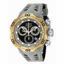 Invicta Venom Chronograph Grey and Black Dial Grey and Black Silicone Men's Watch 16992