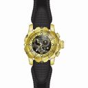Invicta Venom Chronopgraph Black and Gold Dial Black Silicone Men's Watch 20401