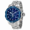 Invicta Venom Reserve Chronograph Blue Dial Stainless Steel Men's Watch 10805
