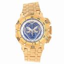 Invicta Venom Reserve Chronograph Blue Dial Yellow Gold-plated Men's Watch 16805