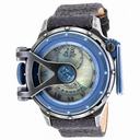 Invicta Vintage Mother of Pearl Dial Black Leather Men's Watch 18594
