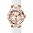 Invicta Wildflower Rose Dial White Polyurethane Ladies Watch 21757