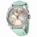 Jacob and Company Five Time Zone Diamond-Accented Pink Enamel Unisex Watch JCM125