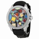 Jacob and Company Five Time Zone Multi-Colored Diamond Accented Dial Unisex Watch JC113DA