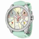 Jacob and Company Five Time Zones Diamond Accent Dial Unisex Watch JC118DA