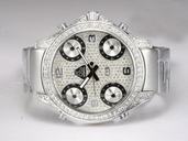 Jacob Co Five Time Zone JC - M34 White Stainless Steel Strap 49mm White Dial Watch