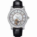 Jaeger LeCoultre Master Grand Tourbillon Silver Moth of Pearl Dial Men's Watch Q1663417