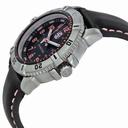 Luminox Colormark Black Dial Steel Black Leather Ladies Watch A.7261