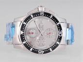 Longines Hydro-Conquest L3.644.4.56.6 Automatic Mens Stainless Steel Bezel Watch