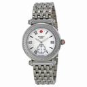 Michele Caber Diamond Mother of Pearl Dial Stainless Steel Ladies Watch MWW16A000043
