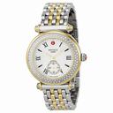Michele Caber Diamond Mother of Pearl Dial Two-Tone Ladies Watch MWW16A000066