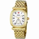 Michele Caber Isle Mother of Pearl Dial Gold Plated Stainless Steel Ladies Watch MWW16C000008
