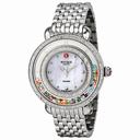 Michele Cloette Carnival Diamond and Topaz Mother of Pearl Ladies Watch MWW20G000001